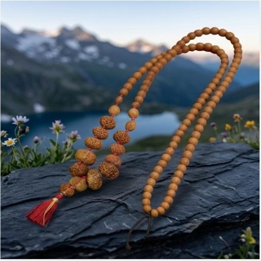 Siddha Mala in Red Dhaga