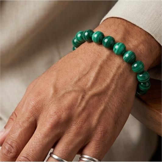 Malachite Gol Dana Bracelet