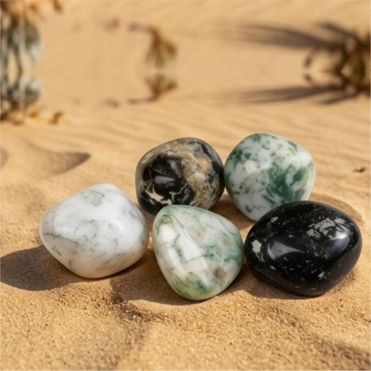 Tree Agate Tumble